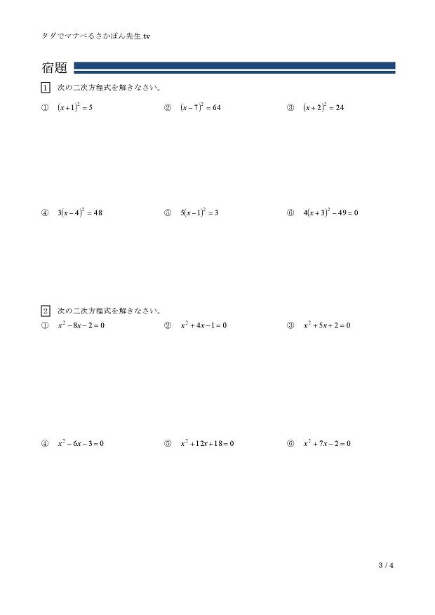 �񎟕������̉�@(��������)